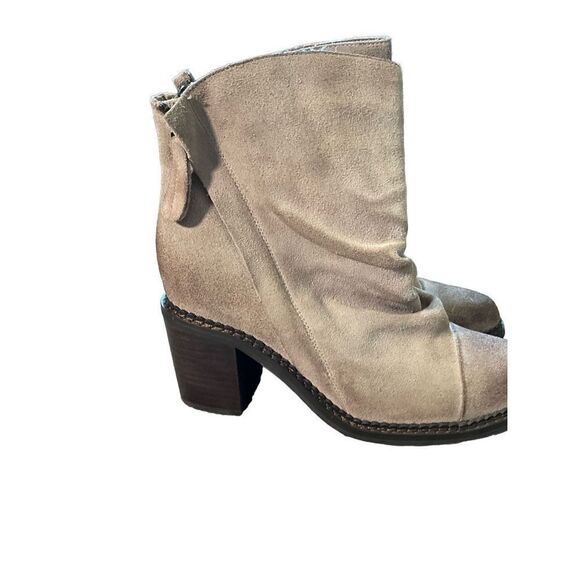 Sbicca Millie Women's Suede Leather Booties in Beige - Picture 15 of 16